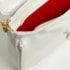 Bolsa Feminina com Monograma Pé Vermelho Branco