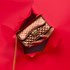 Bolsa Feminina Metalasse Envelope Grande com Alça de Corrente Bronze
