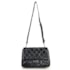 BOLSA METALASSE CROCO PRETO