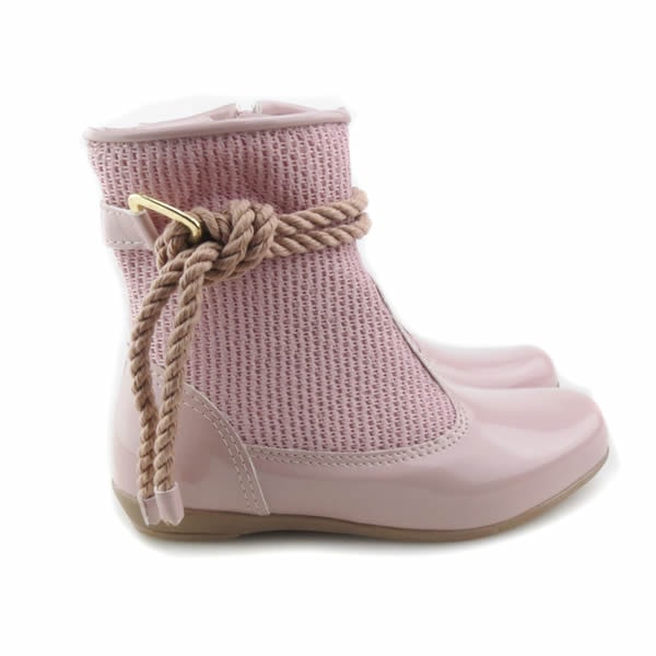 bota infantil menina preta