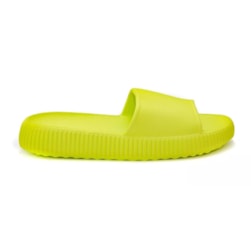 Chinelo Slide Nuvem Confortável Anatômico Super Leve Verde Lemon