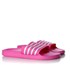 Chinelo Slide Unissex com Listras Moda Praia Verão Pink 34