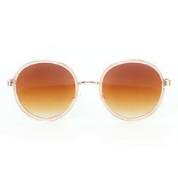 Óculos de sol feminino aviador proteção UV400 Ouro