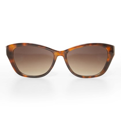 Óculos de sol feminino bicolor proteção UV400 animal print