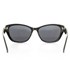 Óculos de sol feminino bicolor proteção UV400 Preto