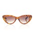 Óculos de Sol Feminino Gatinho Slim Proteção UV400 Onça