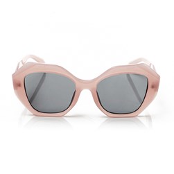 Óculos de Sol Feminino Geométrico com Proteção UV400 Rose