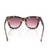 Óculos de Sol Feminino Grande Clássico com Proteção UV400 Onça/Preto