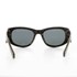 Óculos de sol feminino maxi retrô proteção UV400 Preto