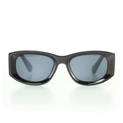 Óculos de sol feminino maxi retrô proteção UV400 Preto