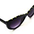 Óculos de Sol Feminino Retrô com Spikes Proteção UV400 Preto