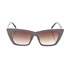 Óculos de Sol Feminino Retrô Quadrado Vintage com Proteção UV400 Cinza