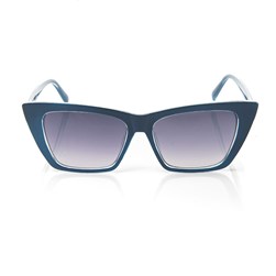 Óculos de Sol Feminino Retrô Quadrado Vintage com Proteção UV400 Marinho