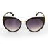 Óculos de sol feminino slim gatinho proteção UV400 preto