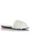 Pantufa Dream Estela Comfy com Pelinhos Branco