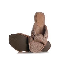 Pantufa Homewear Solange Comfy com Nó Nude