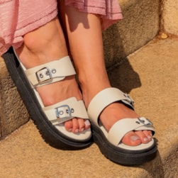 PAPETE FEMININA BIRKEN ÁGATA OFF WHITE