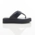 Sandália Feminina Flatform Papete Dulce Flat Thong Preto