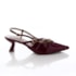 SAPATO FEMININO SLINGBACK POLYANA SALTO BAIXO COM FIVELAS