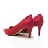 Sapato Scarpin Feminino Deise Bico Fino Salto Baixo Vermelho