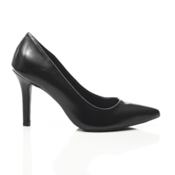 Sapato Scarpin Feminino Denise Bico Fino Salto Alto Preto