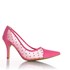 Sapato Scarpin Leandra em Tule Transparente Pink Nobuck