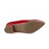 Sapato Social com Fivela Salto Baixo Quadrado Vermelho