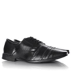 Sapato Social Masculino Elegancy com Cadarço Preto
