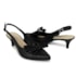 SCARPIN FEMININO INGRID SALTO BAIXO PRETO