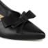 SCARPIN FEMININO INGRID SALTO BAIXO PRETO