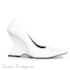 SCARPIN TAMIRIS SALTO GEOMÉTRICO BRANCO