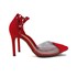 Scarpin Transparente De Amarrar Sapato Salto Alto Blogueira  Ferrari