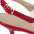 SLINGBACK FEMININO DAIANA SALTO BAIXO CORAÇÃO VERMELHO