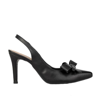 SLINGBACK FEMININO GABRIELA SALTO ALTO PRETO