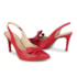 SLINGBACK FEMININO GABRIELA SALTO ALTO VERMELHO