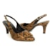 SLINGBACK FEMININO LUÍSA SALTO BAIXO COBRA