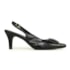 SLINGBACK FEMININO LUÍSA SALTO BAIXO PRETO