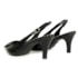 SLINGBACK FEMININO LUÍSA SALTO BAIXO PRETO