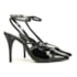 SLINGBACK FEMININO POLIANE SALTO FINO PRETO