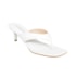 Tamanco Feminino Glaucia Salto Baixo em Napa Off White