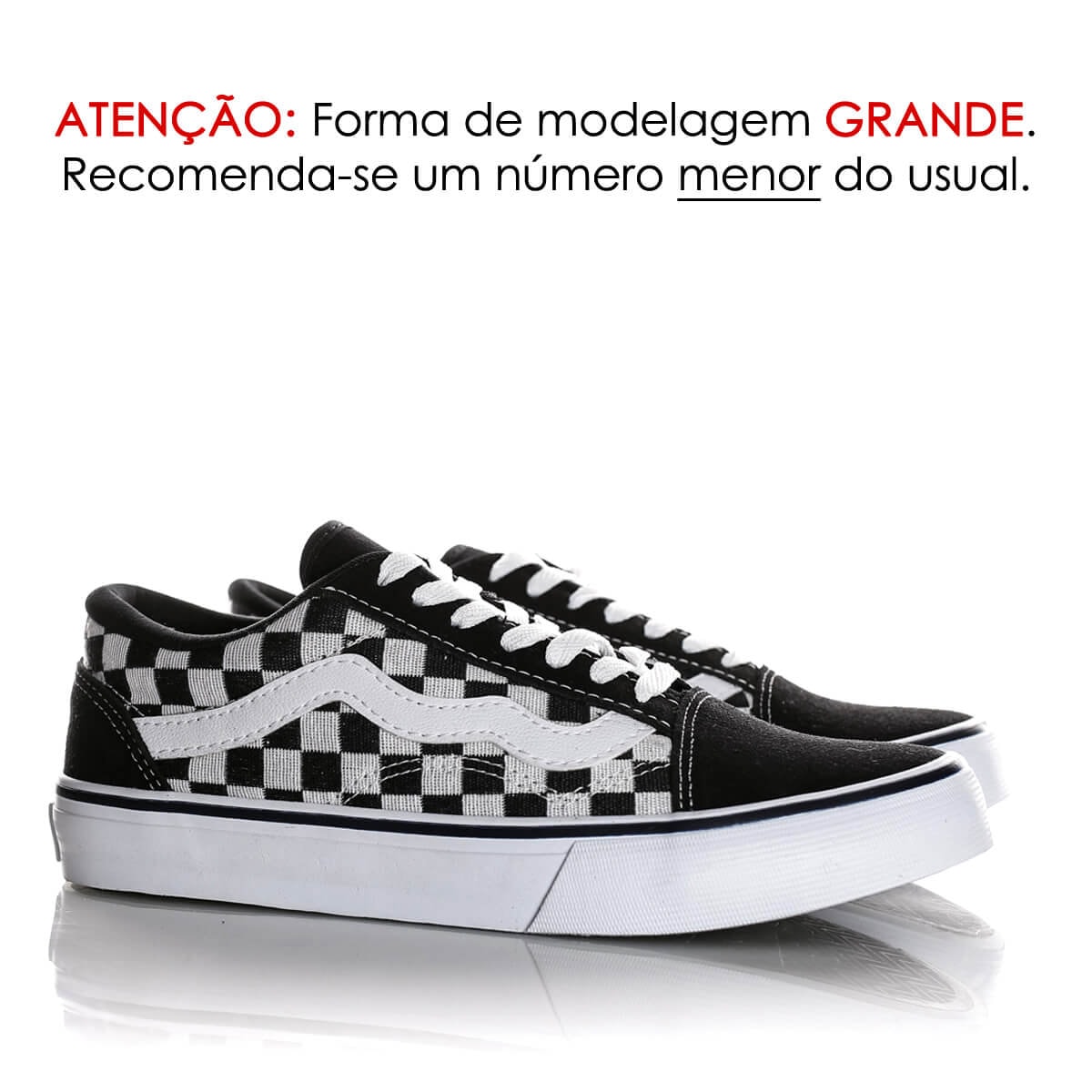 tenis com v na lateral